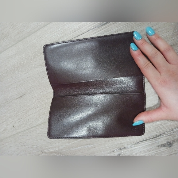 Coach Brown and Purple Wallet - Picture 4 of 5